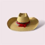 hat cappello estivo in fibra di palma artigianale