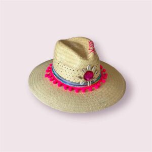 hat cappello estivo in fibra di palma artigianale