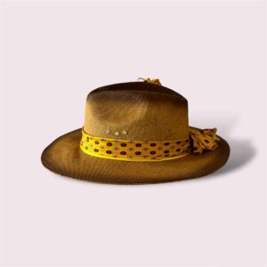 hat cappello fedora estivo in fibra di palma artigianale