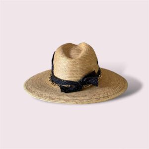hat cappello fedora estivo in fibra di palma artigianale