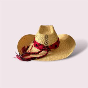 hat cappello estivo in fibra di palma artigianale