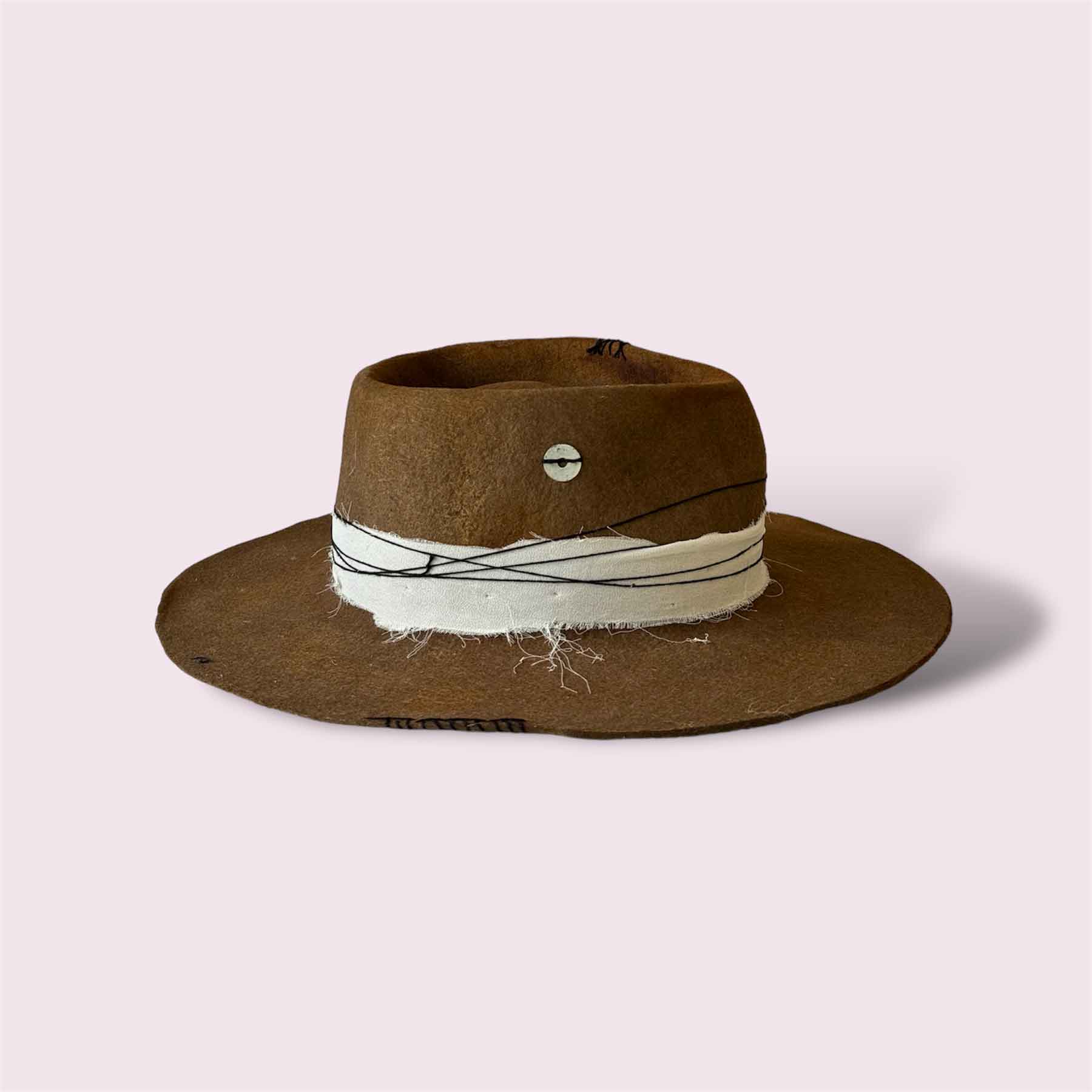 cappello artigianale feltro di lana hat maker fedora sombrero